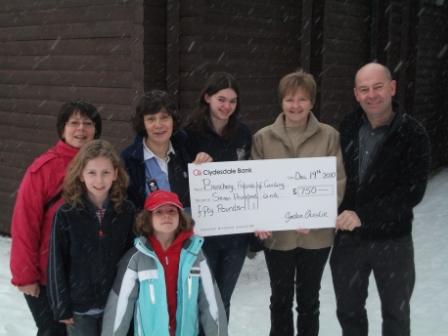 Donation to Girl Guides